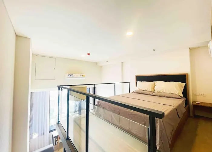 1br Siamese素坤逸87 Loft 空中酒吧 高层景观 Bts On Nut * Bangkok