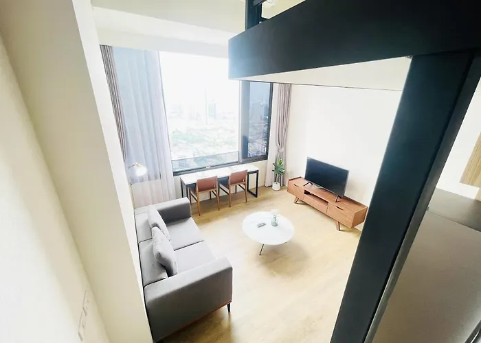 Apartment 1br Siamese素坤逸87 Loft 空中酒吧 高层景观 Bts On Nut