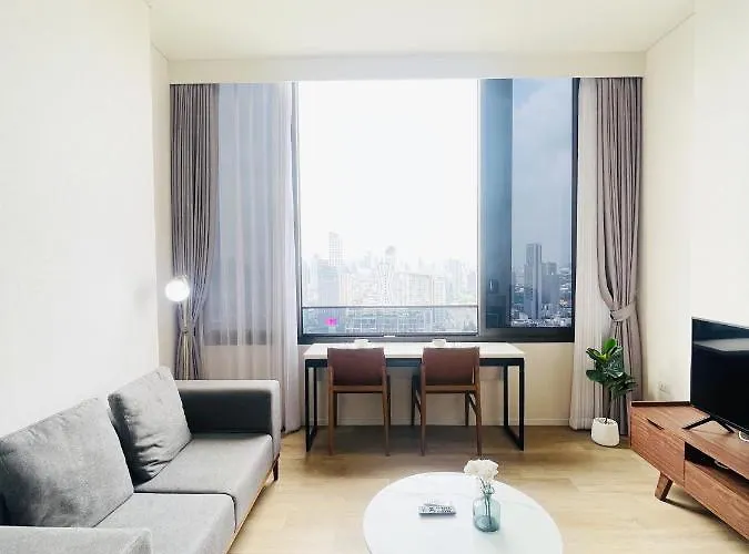 1br Siamese素坤逸87 Loft 空中酒吧 高层景观 Bts On Nut Apartment
