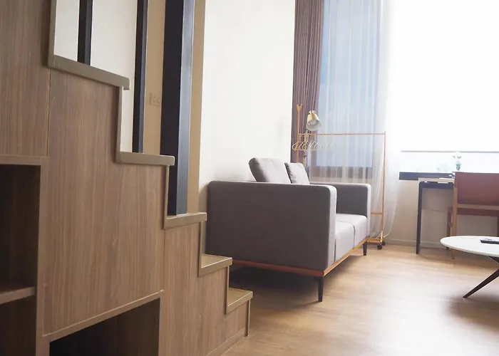 1br Siamese素坤逸87 Loft 空中酒吧 高层景观 Bts On Nut Apartment Bangkok